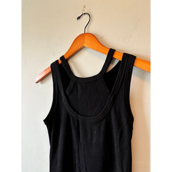 T.LA Black Layered Ribbed Tank Dress - Picture 3 of 7